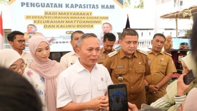 Kota Makassar Jadi Percontohan Nasional, Dua Kelurahan Ditetapkan sebagai Binaan Sadar HAM